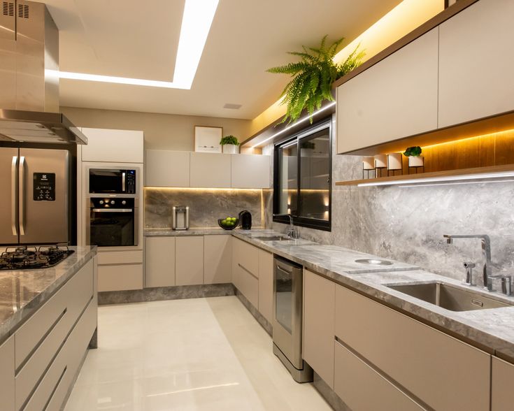 Cozinha planejada americana