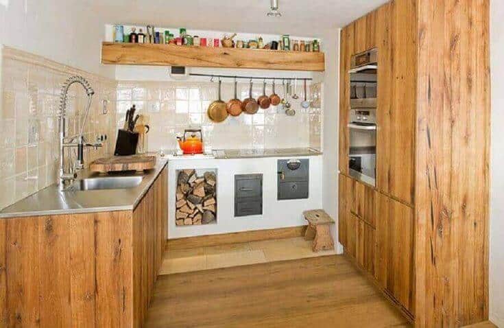 Cozinha planejada rústica