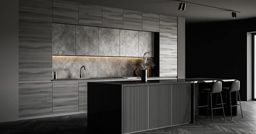 Cozinha Moderna Preta