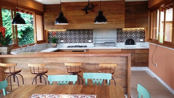 Cozinha Planejada Rústica Moderna