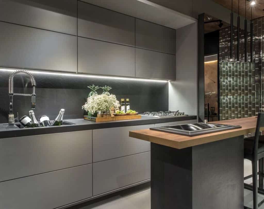 Cozinha Planejada Moderna Apartamento Pequeno