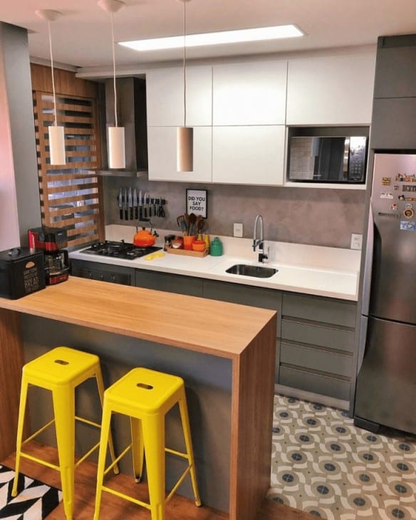 Cozinha Modulada Apartamento Pequeno